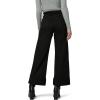 Joe’s Womens The Trixie High Rise Wide Leg Denim Trouser(Black)