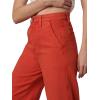 Joe’s Womens The Trixie High Rise Wide Leg Denim Trouser(Valiant Poppy)