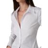 Joe’s Womens The Cora Slim Fit Long Sleeve Shirt(White)