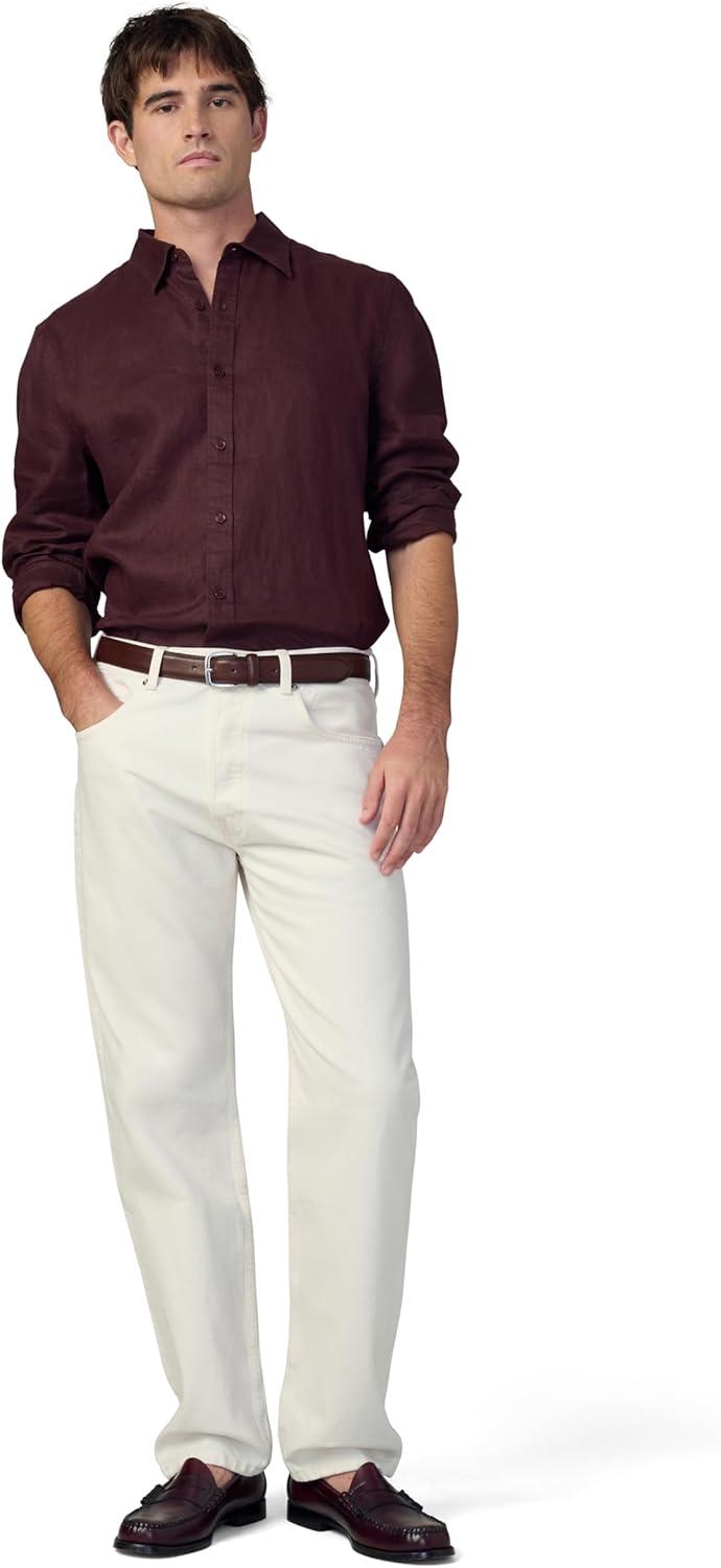 imageJoes Mens The Joe Relaxed Straight Leg JeanEcru