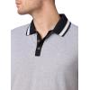 Joe’s Men’s Benito Short Sleeve Sweater Polo(Light Grey/Night Sky)