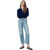 Joe’s Womens The Blake High Rise Crop Wide Leg Jean(Immaculate)