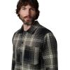 Joe’s Mens Leon Button Down Long Sleeve Overshirt(Shadow Plaid)