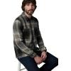 Joe’s Mens Leon Button Down Long Sleeve Overshirt(Shadow Plaid)