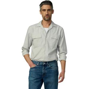 Joe’s Mens Long Sleeve Camp Writer’s Shirt(Navy Check)