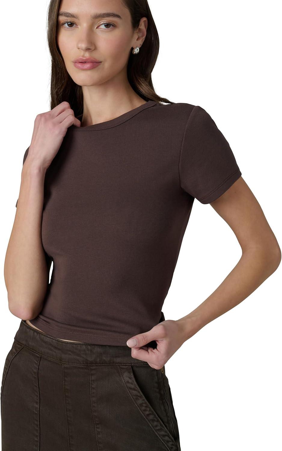 image:imageJOES JEANS Womens The Baby TeeCacao