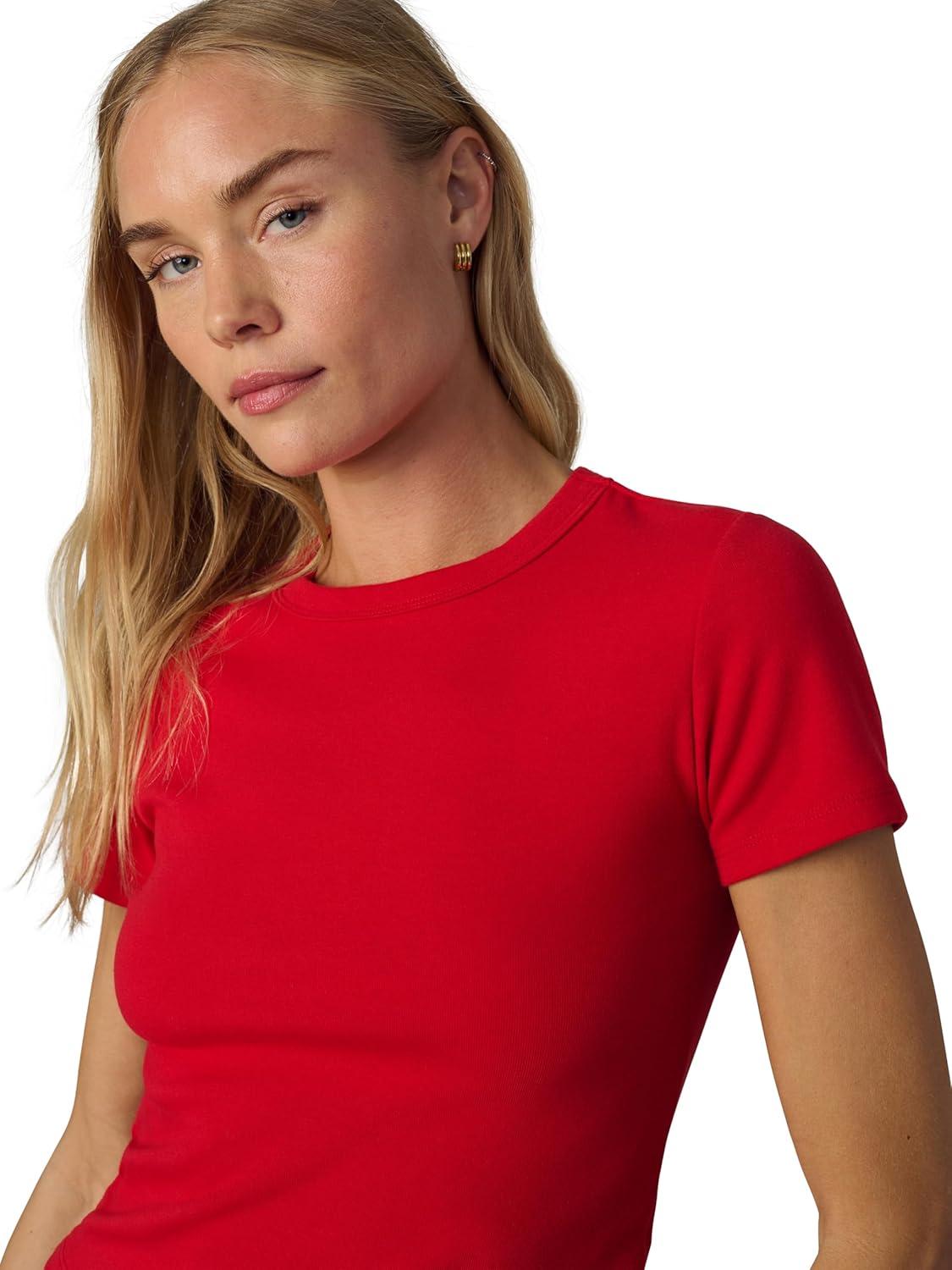 image:imageJOES JEANS Womens The Baby TeeCherry Red