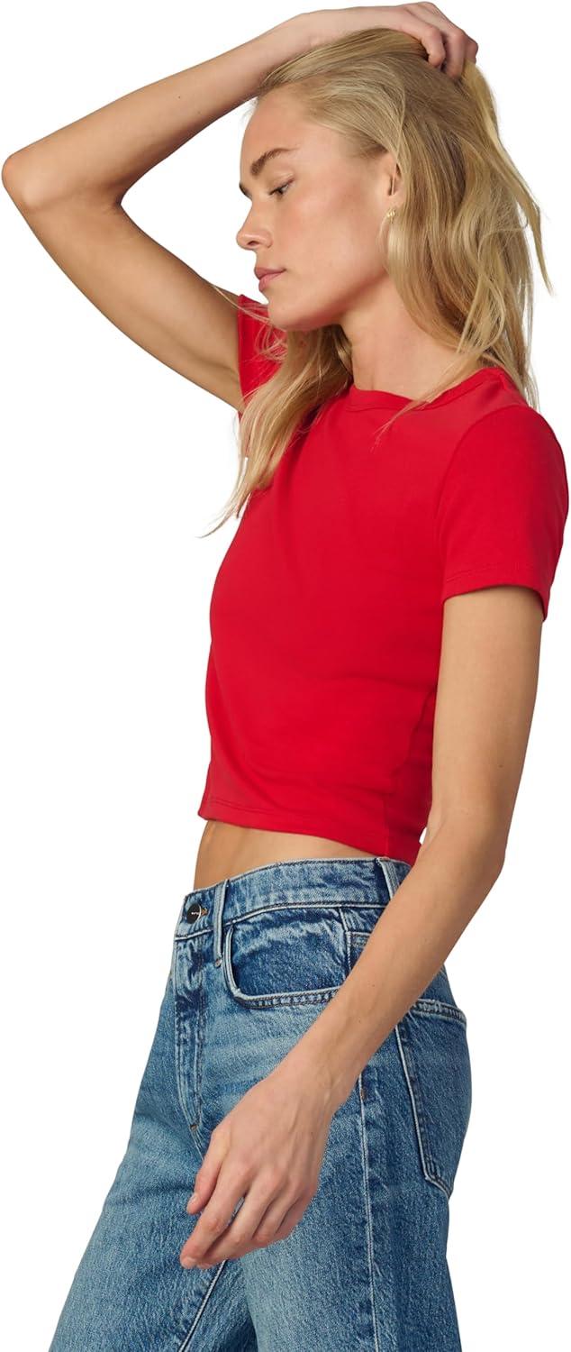 image:imageJOES JEANS Womens The Baby TeeCherry Red