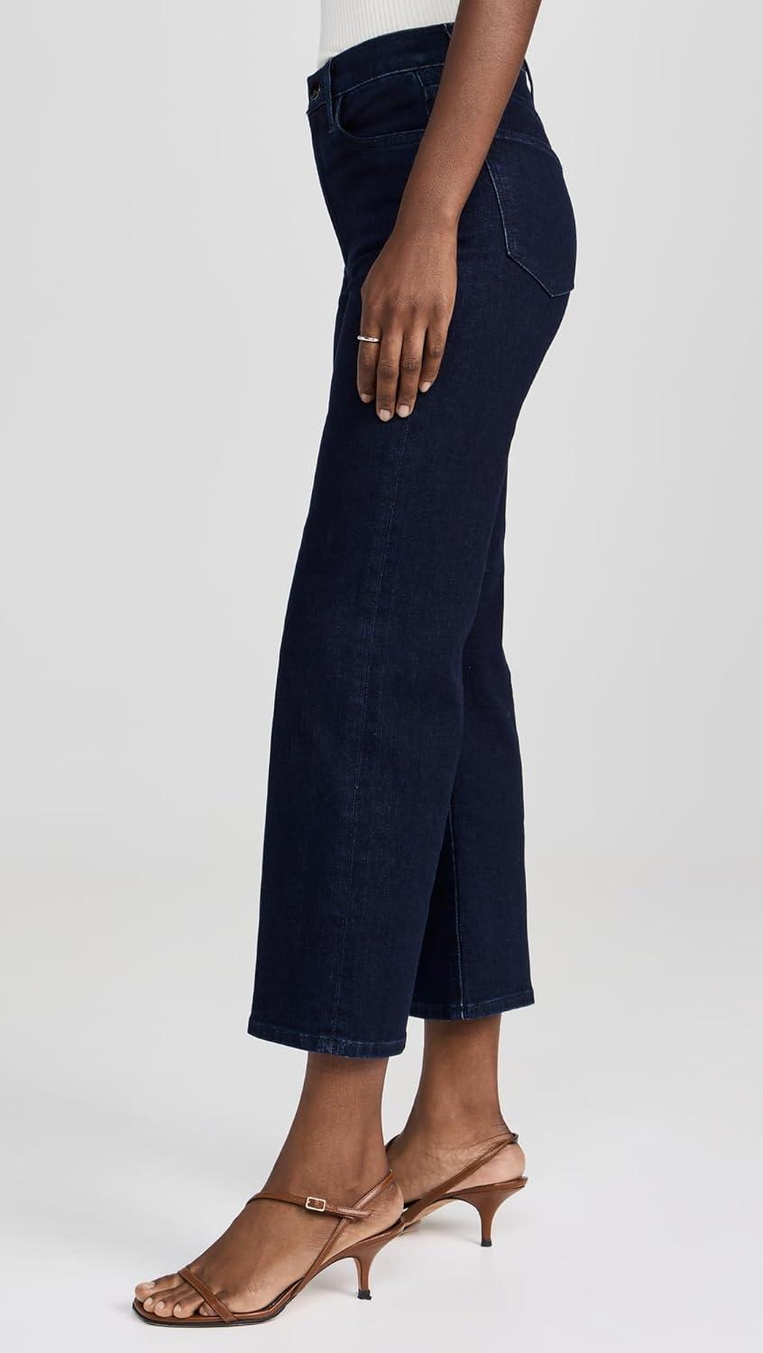 image:imageJOES JEANS Womens The Blake Cropped Wide Leg Jeans Dont Worry Blue 29