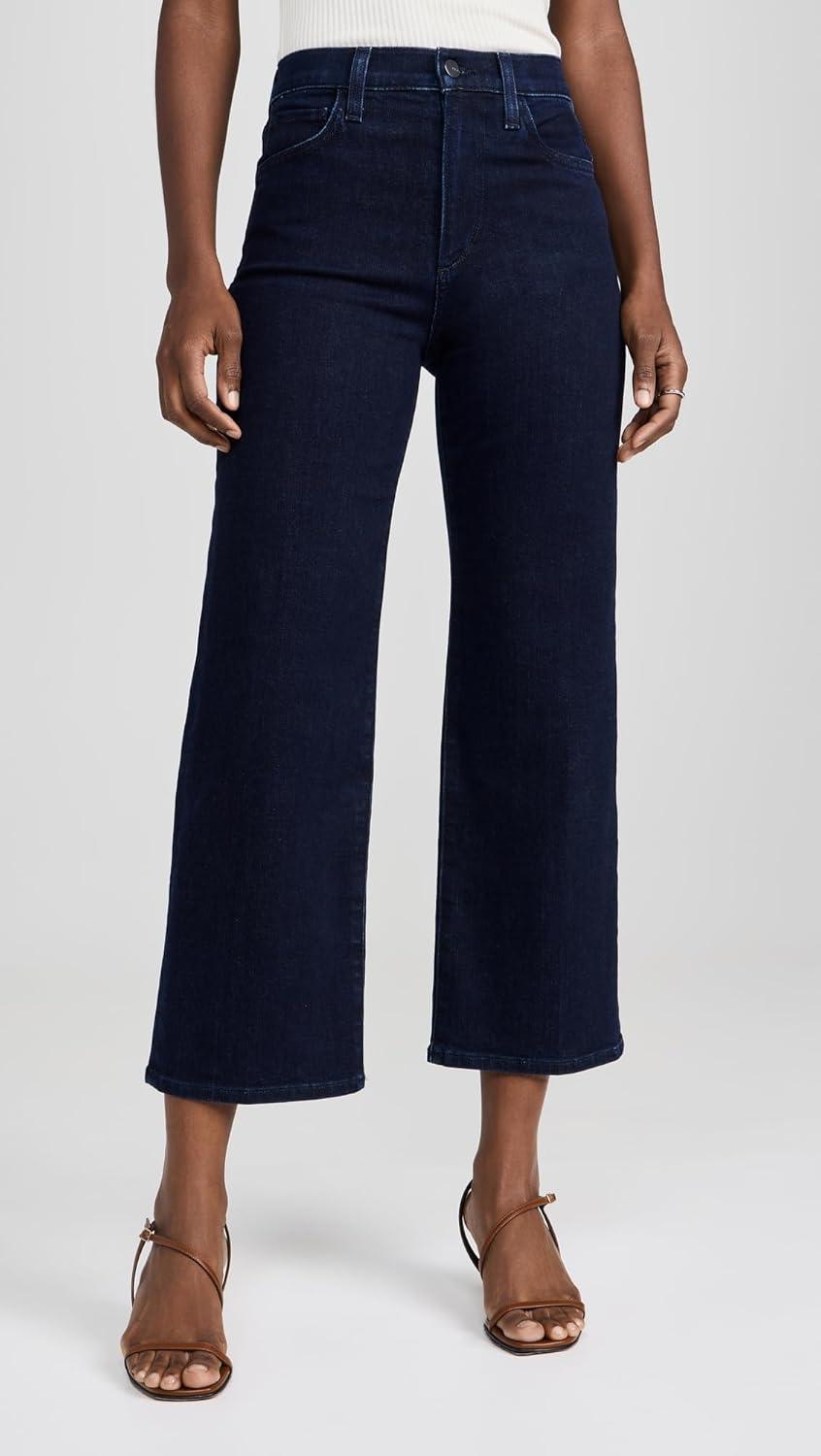 image:imageJOES JEANS Womens The Blake Cropped Wide Leg Jeans Dont Worry Blue 29