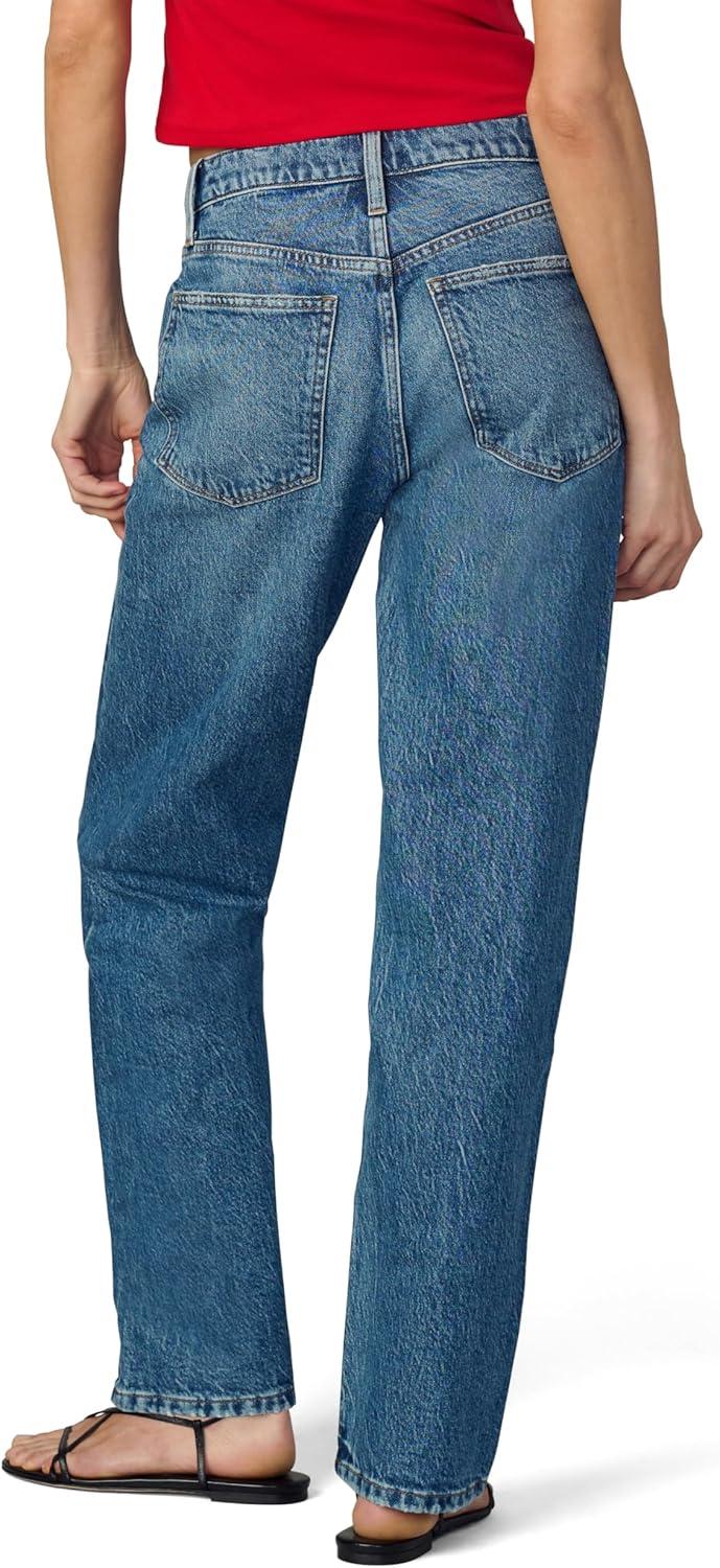 image:imageJoes Jeans Womens The 90s Niki Mid Rise Boyfriend Straight Leg JeanAglow