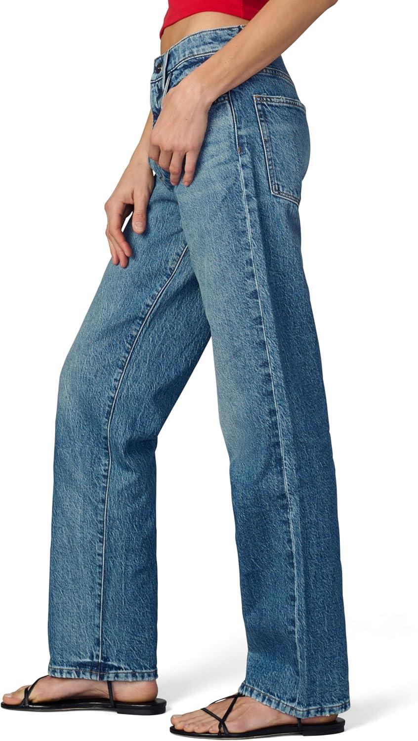 image:imageJoes Jeans Womens The 90s Niki Mid Rise Boyfriend Straight Leg JeanAglow