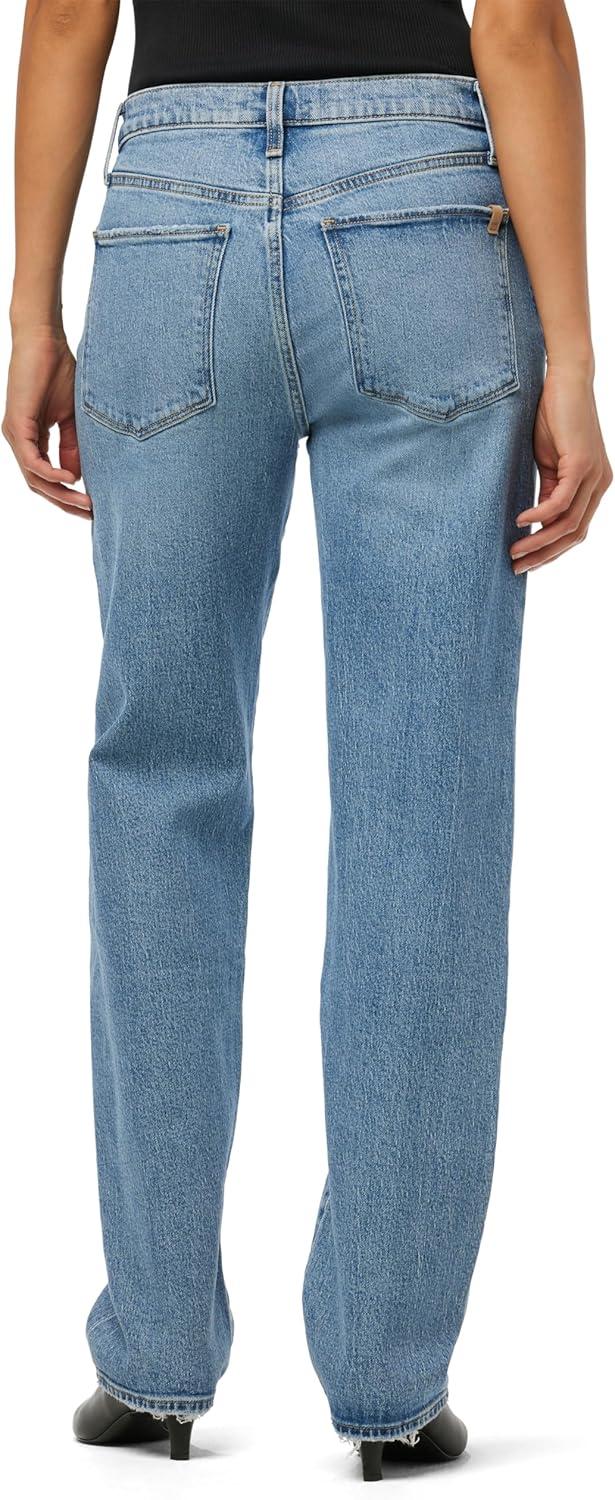 image:imageJoes Jeans Womens The 90s Niki Mid Rise Boyfriend Straight Leg JeanBad Habit