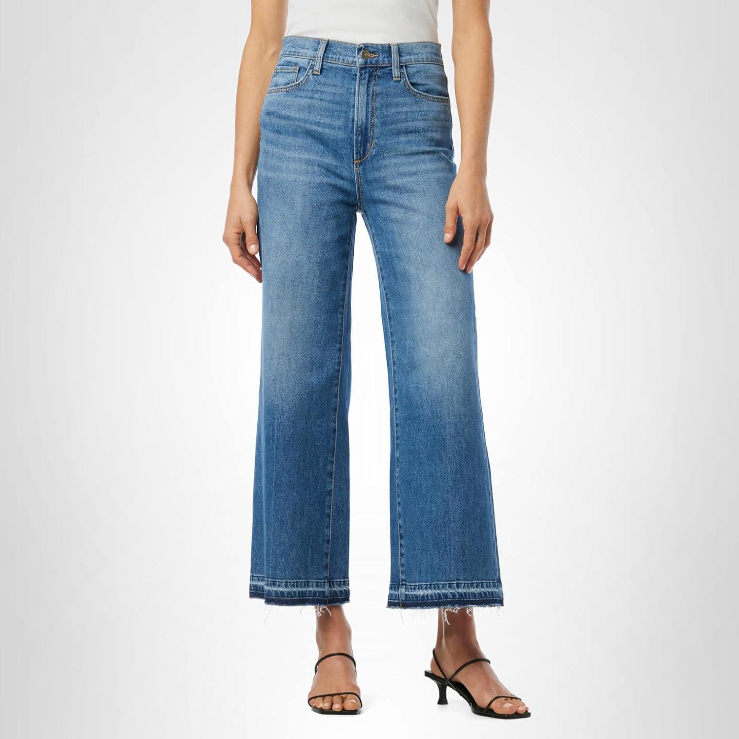 image:imageJoes Jeans Womens The Mia High Rise Wide Leg Ankle JeanWell Done