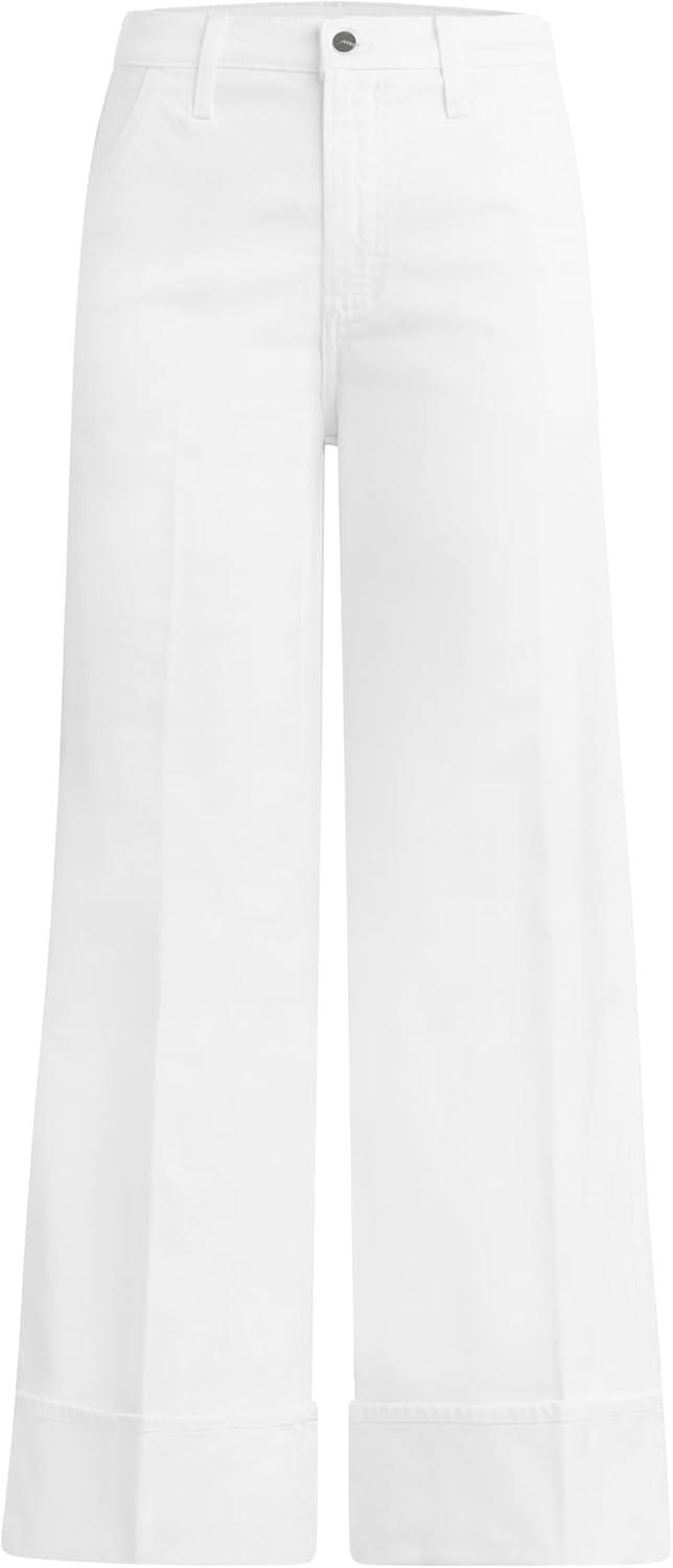 image:imageJoes Jeans Womens The Trixie High Rise Wide Leg Denim Trouser Optic White 28