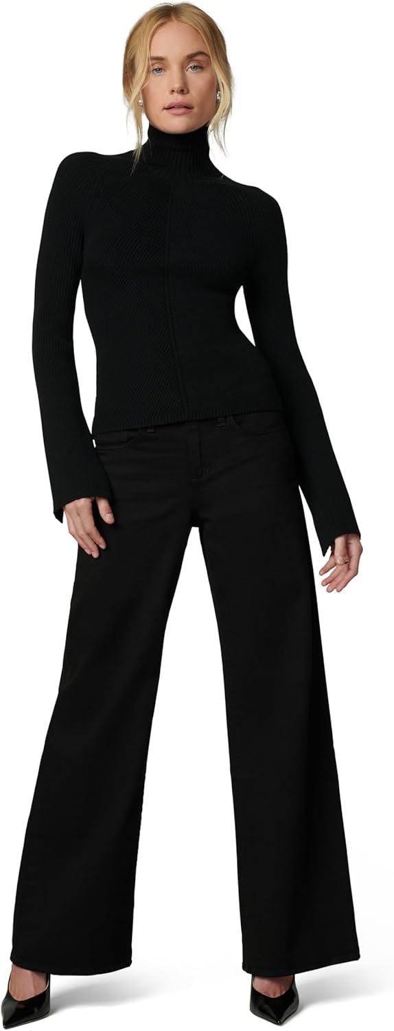image:imageJoes Womens The Lou Lou Low Rise Wide Leg JeansBlack