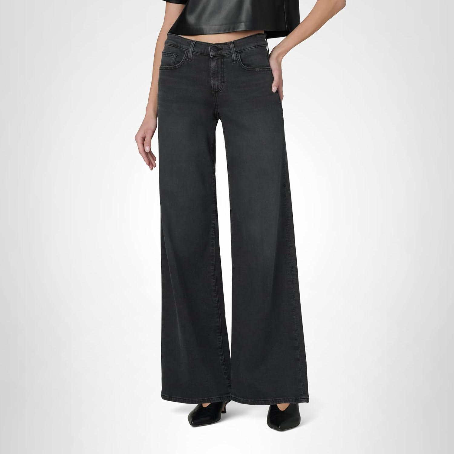 image:imageJoes Womens The Lou Lou Low Rise Wide Leg JeansBlack Cat