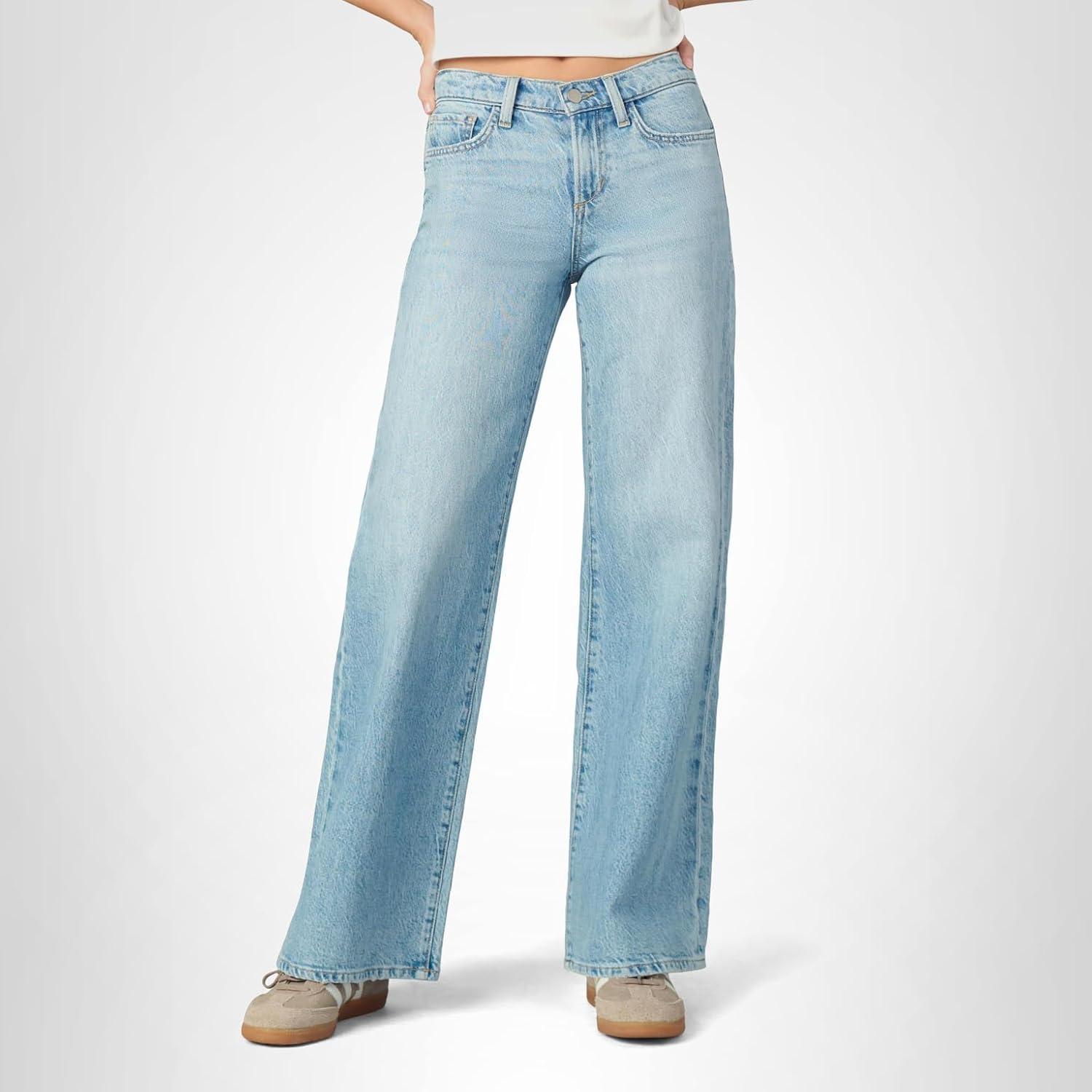 image:imageJoes Womens The Lou Lou Low Rise Wide Leg JeansElegant