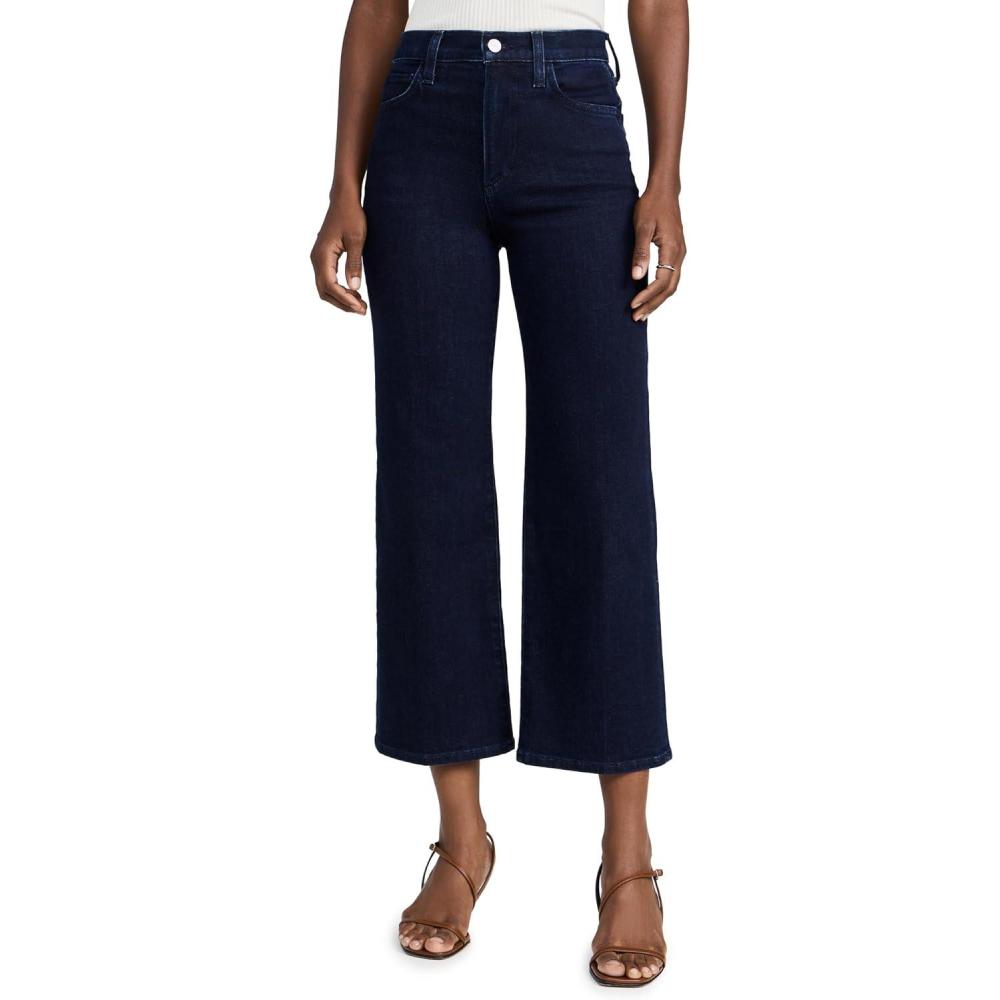 image:imageJOES JEANS Womens The Blake Cropped Wide Leg Jeans Dont Worry Blue 28
