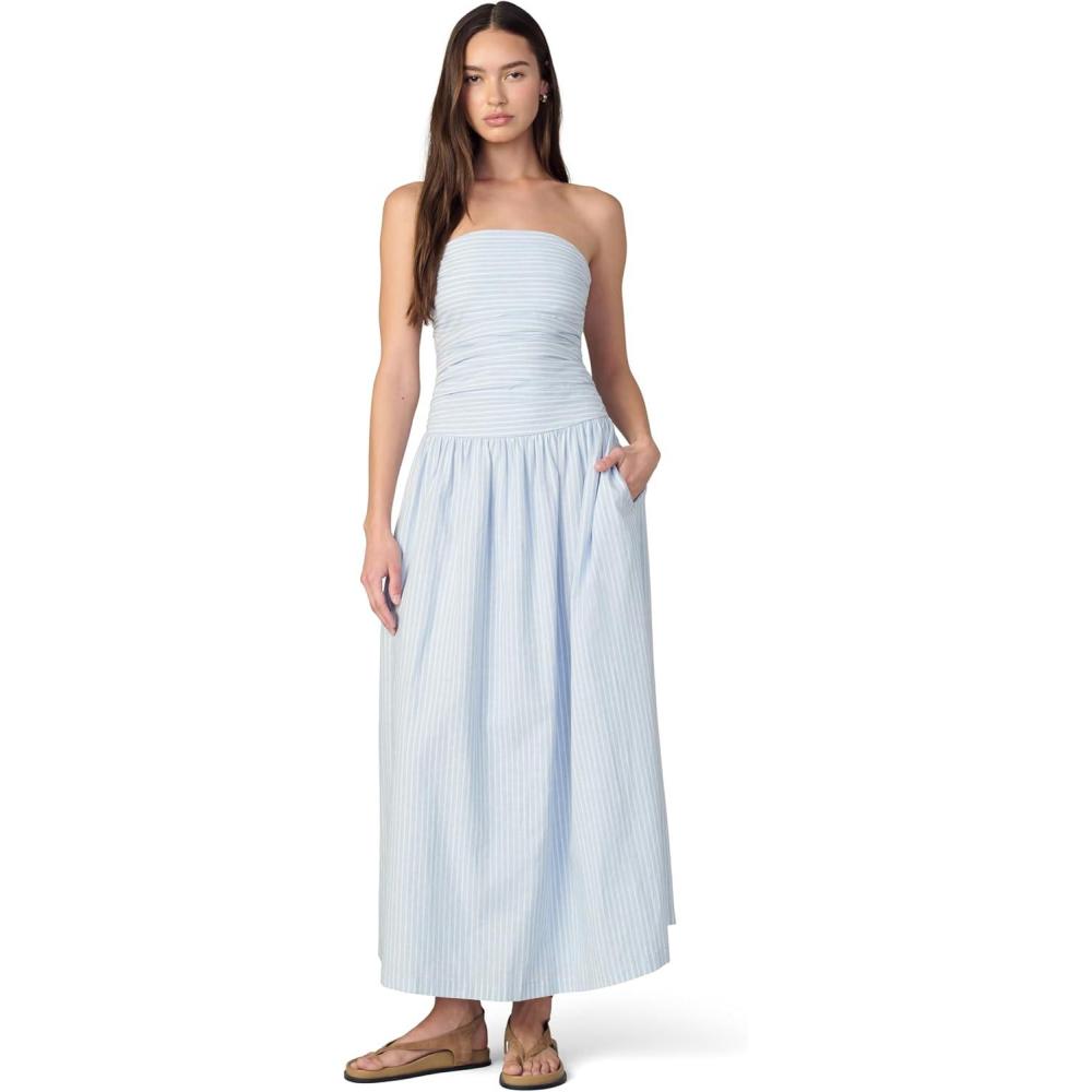 image:imageJOES JEANS Womens The Reina Maxi DressBlue White Stripe
