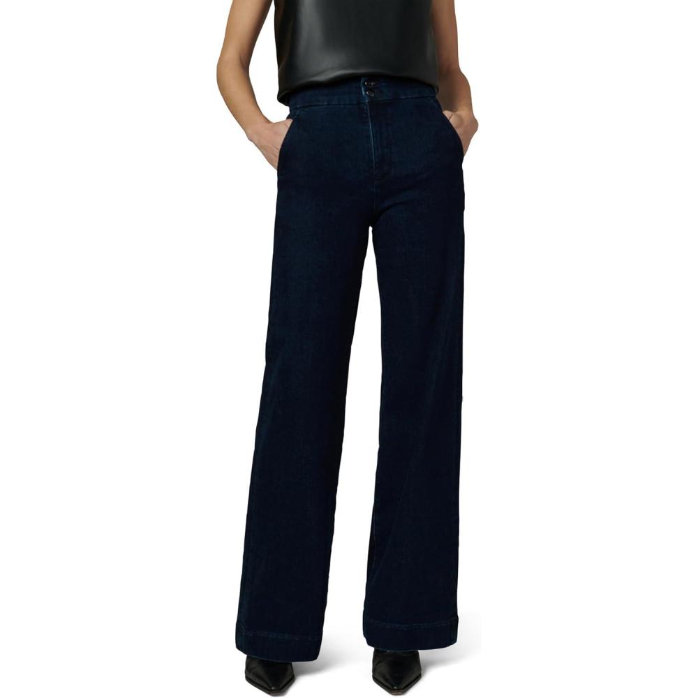 image:imageJoes Jeans Womens The Mason High Rise Wide Leg Denim TrouserRinse