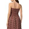 JOE’S JEANS Women’s The Reina Maxi Dress(Chocolate/Ecru Dot)