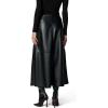 JOE’S JEANS Women’s The Tavi Faux Leather Skirt(Black)