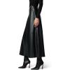 JOE’S JEANS Women’s The Tavi Faux Leather Skirt(Black)
