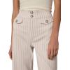 Joe’s Jeans Womens The Ellia High Rise Wide Leg Ankle Jean(Natural Stripe)
