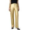 Joe’s Womens The Margot High Rise Straight Leg Jean(Metallic Gold Vegan Leather)