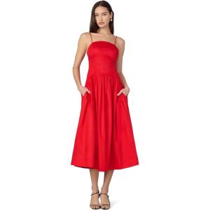 JOE’S JEANS Women’s The Mara Maxi Dress(Cherry Red)