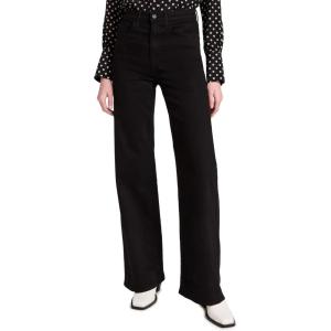 JOE’S JEANS Women’s The Mia High Rise Wide Leg Jeans(Black)