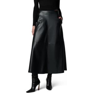 JOE’S JEANS Women’s The Tavi Faux Leather Skirt(Black)