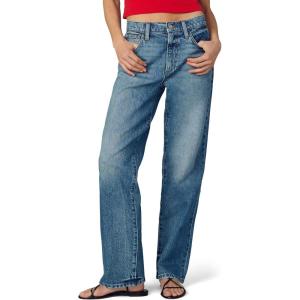 Joe’s Jeans Womens The 90’s Niki Mid Rise Boyfriend Straight Leg Jean(Aglow)