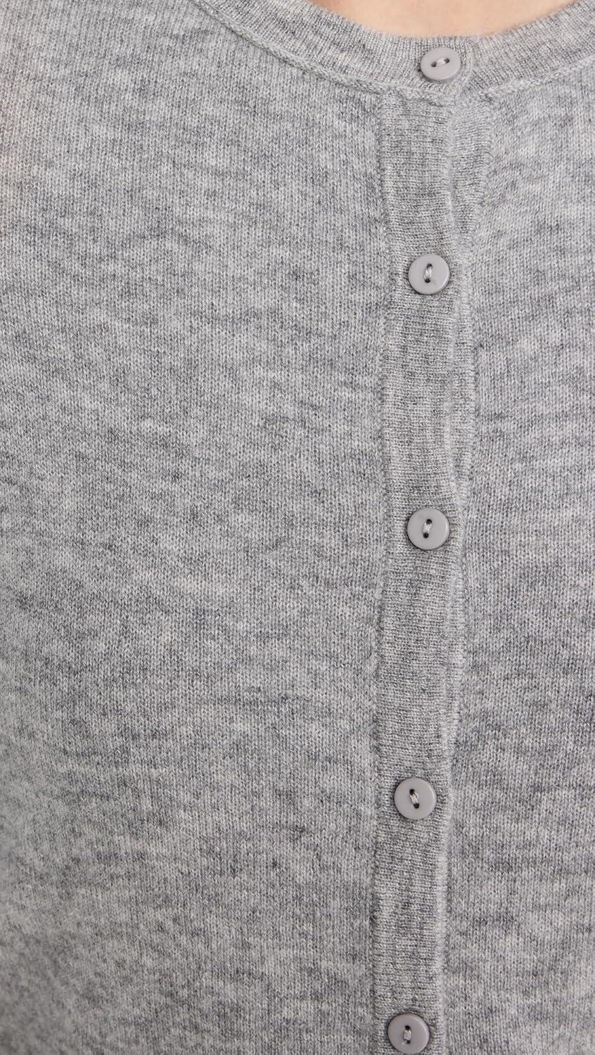 image:imageJoes Jeans Womens The Dani Button Down Long Sleeve CardiganHeather Grey