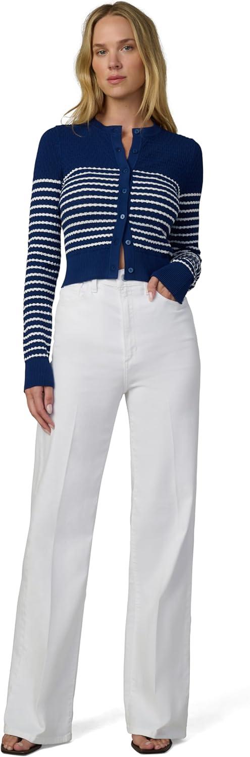 image:imageJoes Jeans Womens The Dani Button Down Long Sleeve CardiganRoyal BlueMilk St
