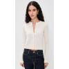 Joe’s Jeans Womens The Dani Button Down Long Sleeve Cardigan(Ecru)