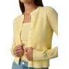 Joe’s Jeans Womens The Dani Button Down Long Sleeve Cardigan(Sunshine)