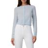 Joe’s Jeans Womens The Dani Button Down Long Sleeve Cardigan(Powder Blue)
