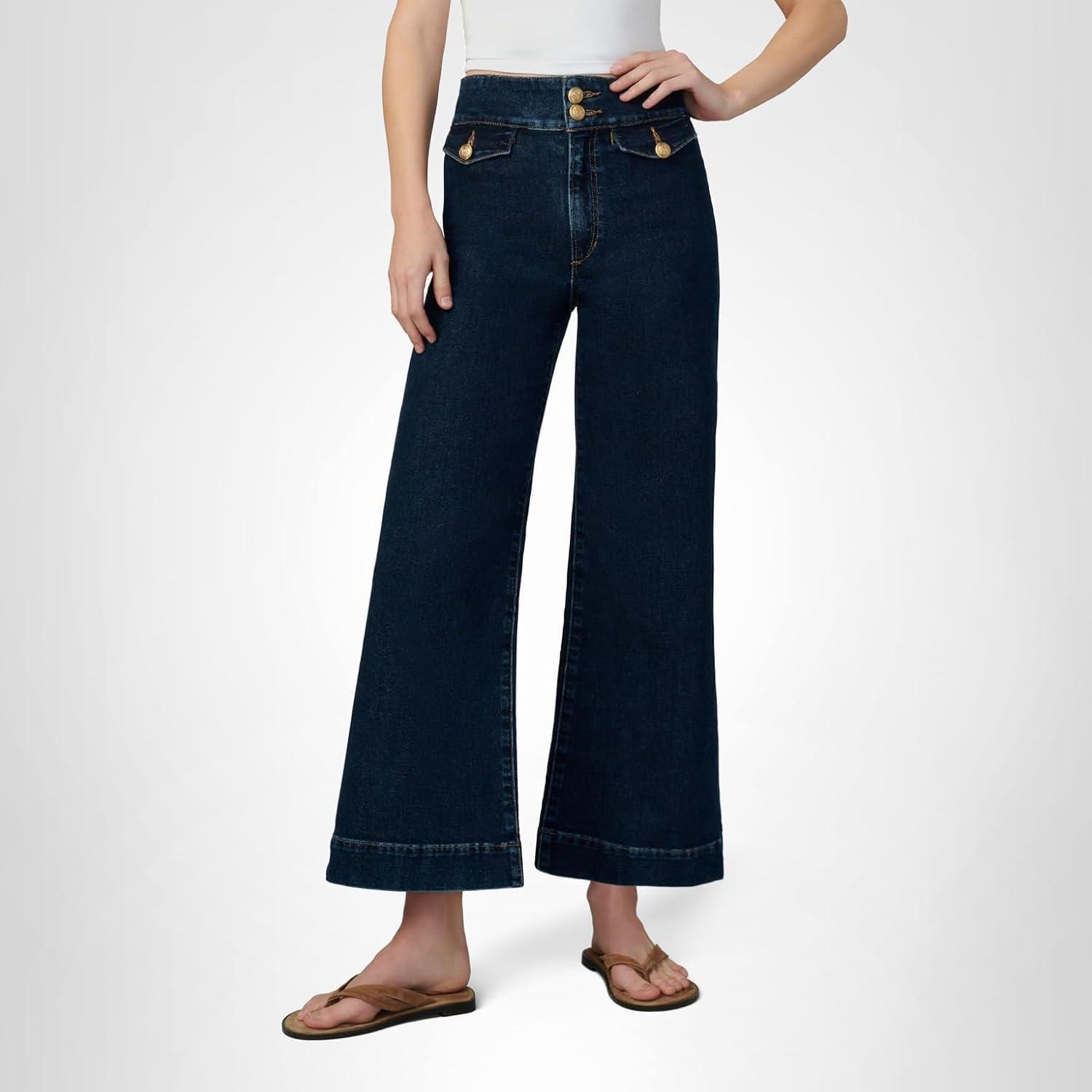 image:imageJOES JEANS Womens The Ellia Wide Leg AnkleMagnetic