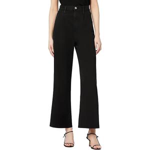 Joe’s Womens The Pleated Wide Leg Ankle(Black)