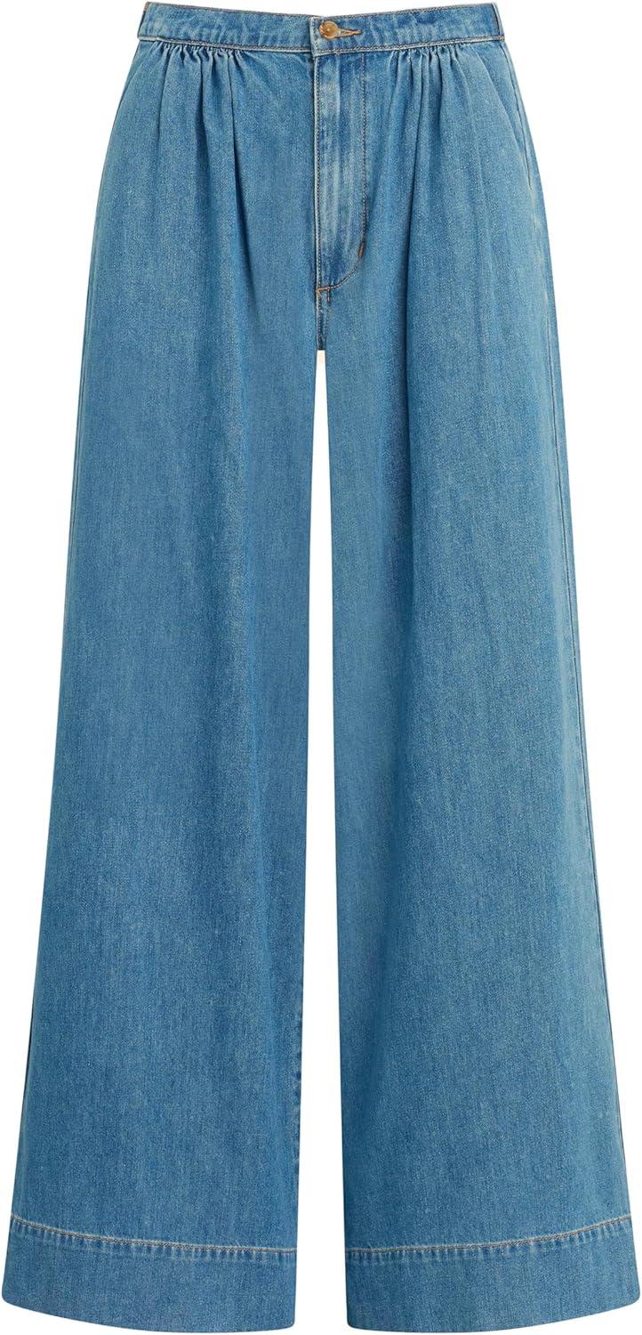 image:imageJoes Womens The Ruched High Rise Wide Leg Palazzo PantCurious
