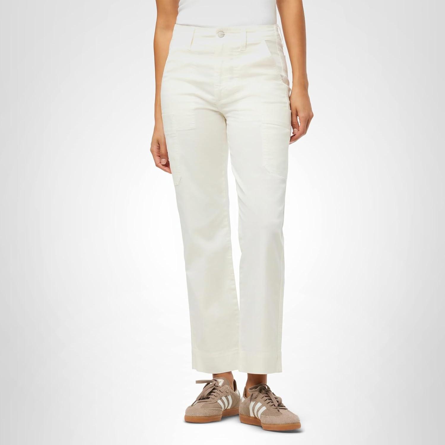 image:imageJoes Womens The Utility High Rise Straight Leg Denim PantMilk