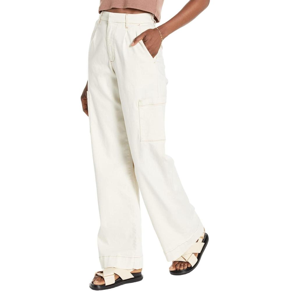 image:imageJoes Womens The Petra High Rise Wide Leg Cargo PantNatural