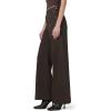 JOE’S JEANS Women’s The Side Zip Wide Leg Pants(Coffee Bean)