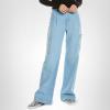 Joe’s Jeans Womens The Petra High Rise Wide Leg Cargo Pant(Blossom)