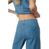 Joe’s Womens The Clean Denim High Rise Wide Leg Trouser(Revelation)