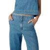 Joe’s Womens The Clean Denim High Rise Wide Leg Trouser(Revelation)