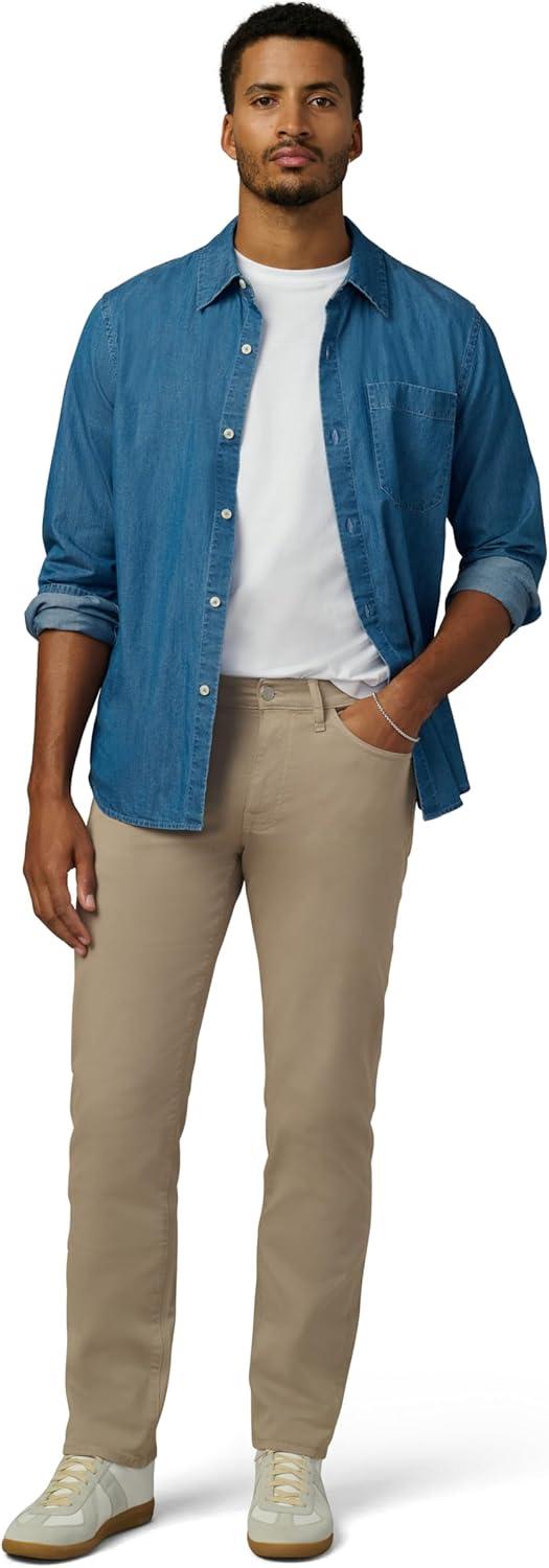 image:imageJoes Jeans Mens Brixton NonDenim Straight and Narrow Leg Twill PantIrish Cream