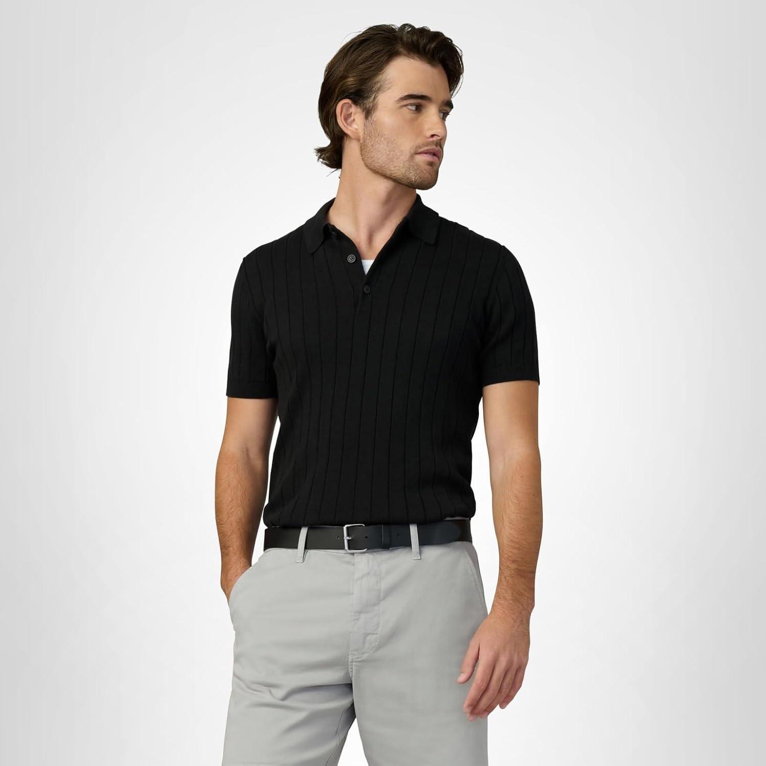 image:imageJoes Jeans Mens Guy Polo SweaterBlack